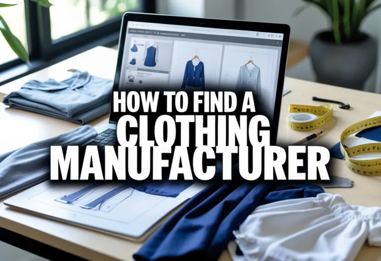 How To Find A Clothing Manufacturer