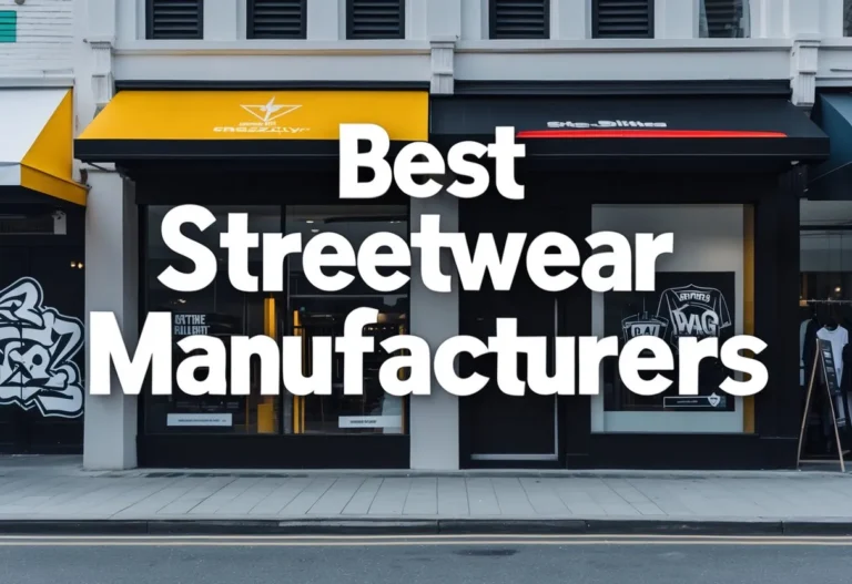 Best Streetwear Manufacturers
