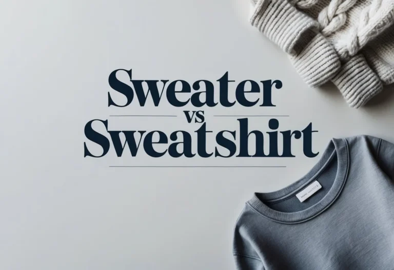 Sweater vs Sweatshirt