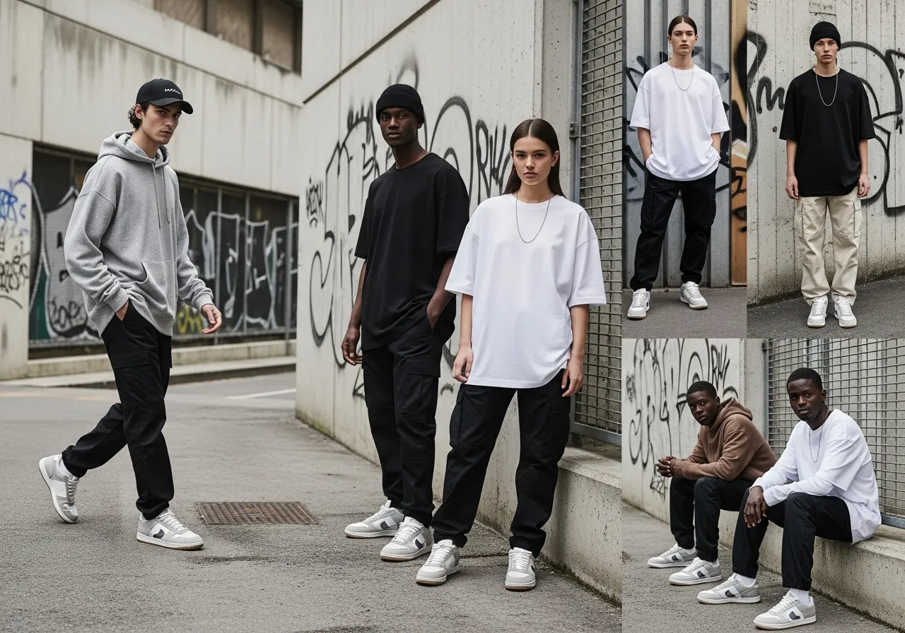 plain blank streetwear manufacturer