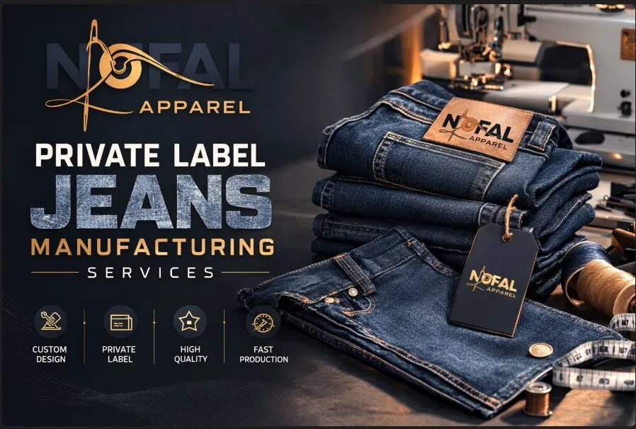 Nofal Apparel Private Label Jeans Manufacturing Services