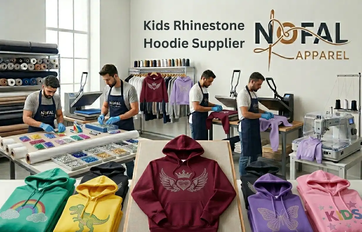 Kids’ Rhinestone Hoodie Supplier