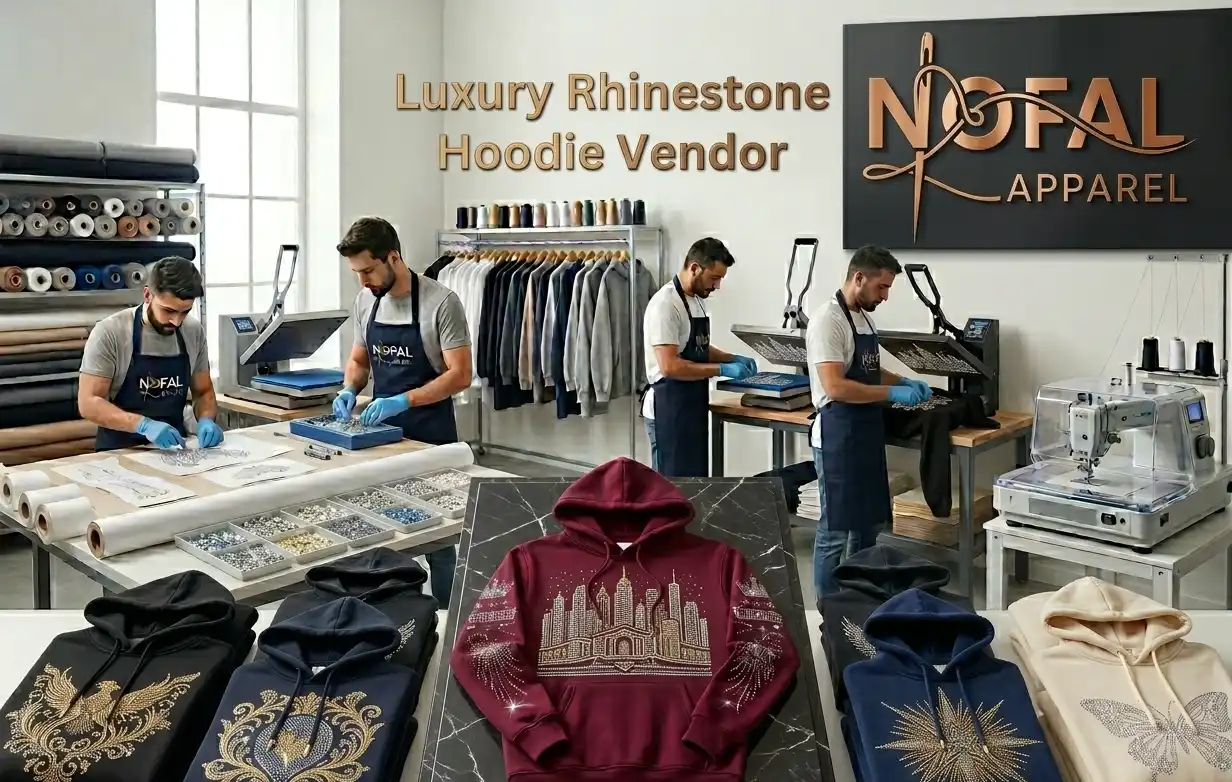 Luxury Rhinestone Hoodie Vendor