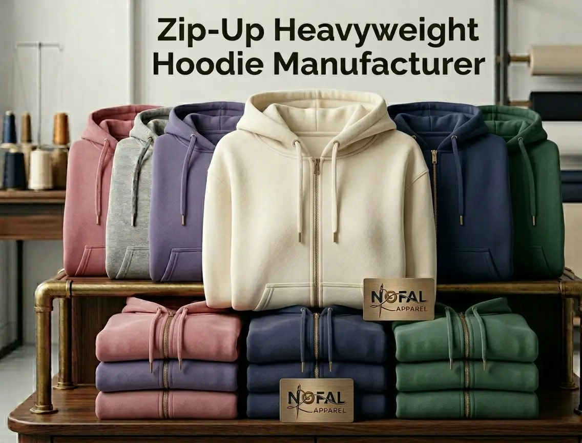 Zip-Up Heavyweight Hoodie Manufacturer