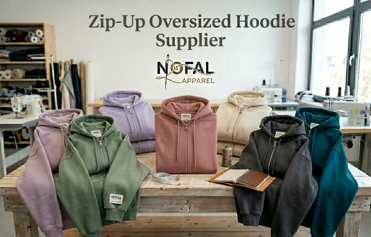 Zip-Up Oversized Hoodie Supplier